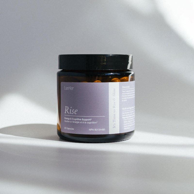 Rise Supplements on White Background with Shadows