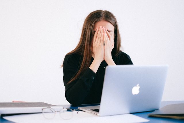 woman with high cortisol