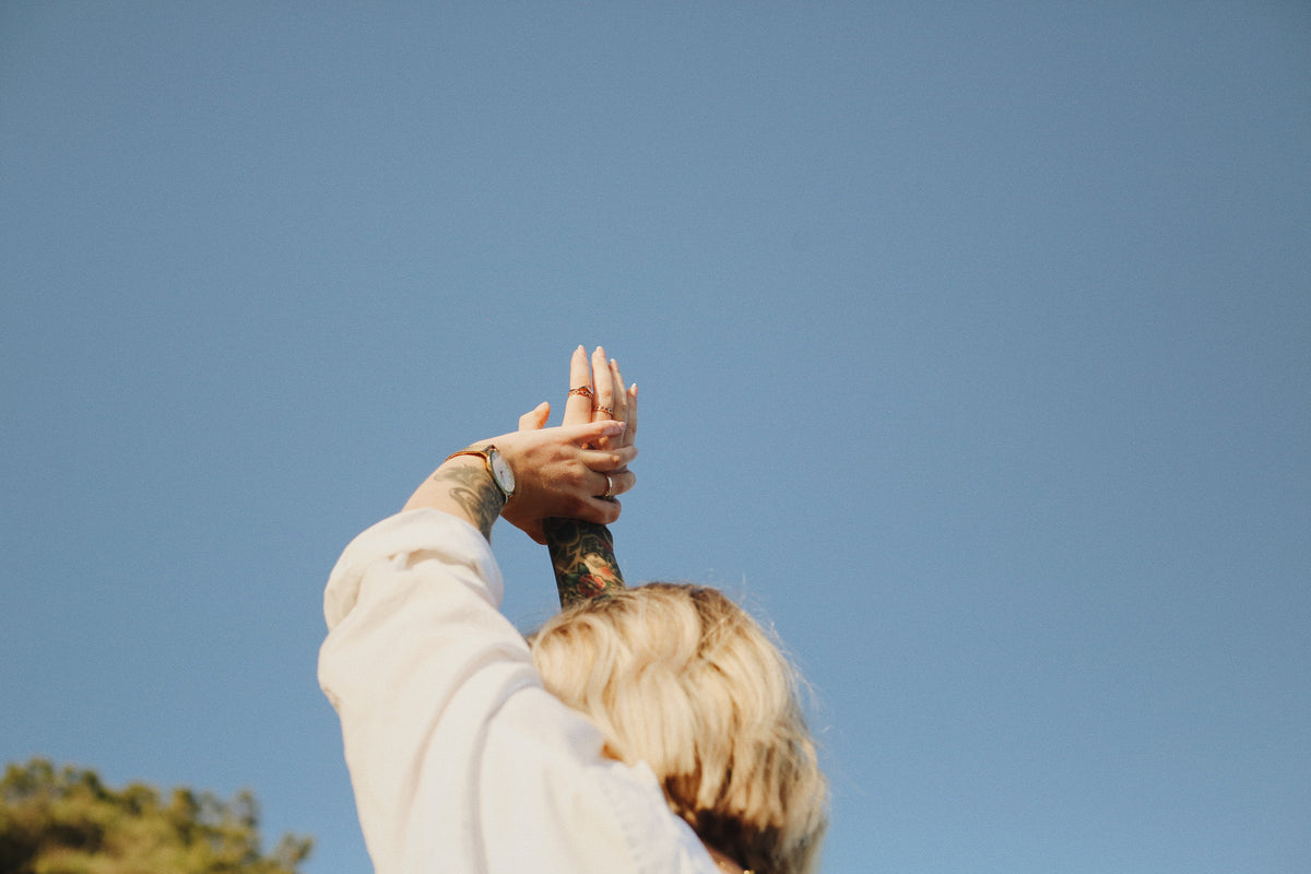 woman with lots of natural energy